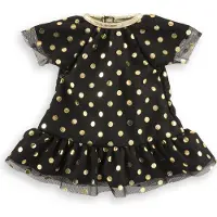 Corolle Robe noire à pois dorés pour poupée Ma - 36 cm