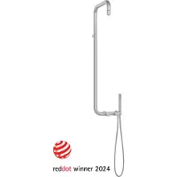 Deante | Douche de pluie avec mitigeur - Classique - Noir - Anti-Calc - Design moderne