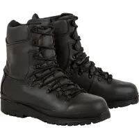 Highlander Chaussure de randonnée tactique haut de gamme Elite-Noire