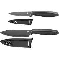WMF 1879086100 lot de 2 couteaux touch noir