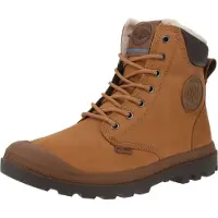 Palladium Baskets hautes 'Pampa' caramel / brun foncé