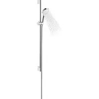 Hansgrohe Crometta ensemble de douche 100 1 jet EcoSmart avec barre de douche 90 cm, blanc/chrome