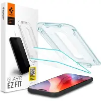 Spigen Protection d'écran en verre trempé GLAStR Fit 2 Paquets + Applicator Apple iPhone 16 / 15