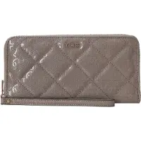GUESS Langbörse Damen Libby SLG Large Zip Around (SWGG) taupe foncé