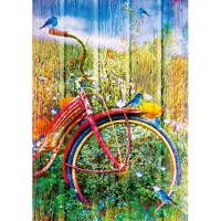 Bluebird Puzzle Puzzle Bluebirds on a Bicycle - 1000 pièces