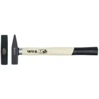YATO Marteau de serrurier - - YT-4505 - 0,5 kg - Acier au carbone - Manche en frêne