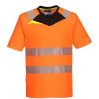 Portwest DX413 DX4 T-shirt haute visibilité Orange/Black Taille XXXL