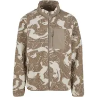 Urban Classics Veste en polaire brocart / blanc cassé