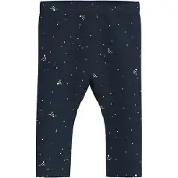 s.Oliver Leggings beige / bleu marine