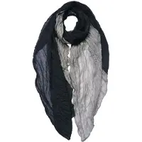 Juleeze Écharpe pour femme JZSC0756 avec motif noir et gris 90 x 180 cm