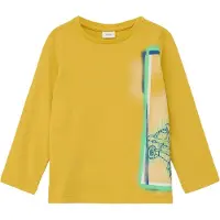 s.Oliver T-Shirt bleu / jaune / vert clair / blanc