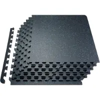 Vevor Tapis Puzzle Emboîtable pour Salle de Sport 6PCs 14 mm d'Épaisseur