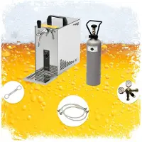 Ich-zapfe Ensemble complet Tireuse a biere - PYGMY 25 LE machine a biere, pompe a biere 1 ligne, 25 litres/h, professionnelle, Green Line, KEG: KeyKeg