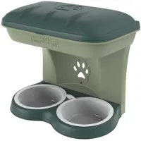 Bama Gamelle Pour Chiens Murale - 48 X 27 Cm - Vert