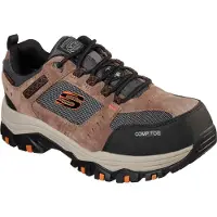 SKECHERS Work GREETAH- Marron/Noir 42.5