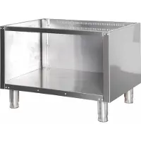 Maxima - Gastro Heavy Duty Armoire de travail - Double unité - 70 cm Profond - Ouvert