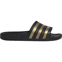Adidas Mule 'Adilette Aqua' citron vert / noir