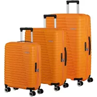 American Tourister trolley Roadrush Trolley Set A Bright Orange 77cm