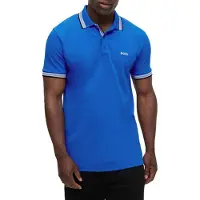 BOSS Polo Paddy en piqué de coton