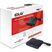 Club 3D Club3d CLUB3D USB Type C to VGA + USB 3.0 + USB Type C Charging Mini Dock
