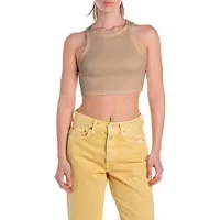 Replay W3412.000.23747 Sleeveless Top Beige XS Femme