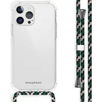 IMoshion Coque arrière Transparente avec cordon Apple iPhone 13 Pro - Green Multi Color