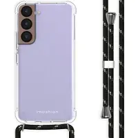 IMoshion Coque arrière Transparente avec cordon Samsung Galaxy S22 - Noir & Doré