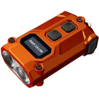 Nitecore TINI3 Alloy Orange, lampe de poche porte-clés rechargeable, 600 lumens
