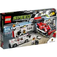 LEGO Speed Champions 75876 Le stand de la Porsche 919 Hybrid et 917k