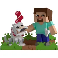 Youtooz Minecraft Taming A Wolf Vinyl Figure 10 Cm Vert