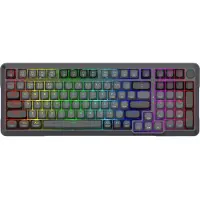 Redragon K688GB-RGB-PRO Bragi (ING. Int., Filaire, Sans fil), Clavier, Gris, Noir