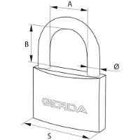 Gerda Cadenas en fonte 30 mm
