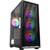 Sharkoon 4044951044108 Gehäuse VK4 Rainbow ATX 1xGlas schwarz