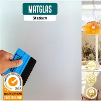 Homewell Film pour fenêtre HR++ 70x300cm - Protection solaire et isolation - Anti-éblouissement - Statique - Verre dépoli