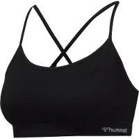 Hummel Soutien-gorge de sport 'Juno' gris clair / noir