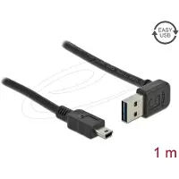 DeLOCK 1m, USB 2.0-A - USB 2.0 mini câble USB USB A Mini-USB B 0,48 Gbit/s Noir