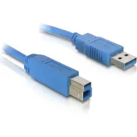 DeLOCK Câble USB A vers USB B - 5 mètres - Bleu -