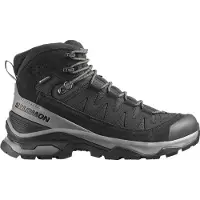 Salomon - Chaussures de trekking en GORE-TEX - Quest Echo GTX M Black/Clrock/Blac pour Homme en Cuir - Taille 46 - Noir