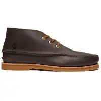 Timberland pour homme. TB0A5S99W011 Bottines Crafted Mid brown (41.5 W), Cuir, Marron, Plat, Lacets, Casuel