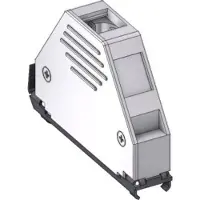 Deltron Connectors Boîtier DCEM 37 D-SUB Nombre de pôles (num) : 37 Plastique, métallisé, Câble + prise électronique, Argent