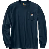 Carhartt K126 Pocket Loose Fit Long Sleeve T-shirt Bleu XL Homme
