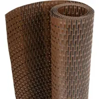 vidaXL Paravent de balcon brun et noir 500x90 cm résine tressée