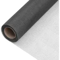 vidaXL Moustiquaire en fibre de verre 60x1000 cm noir