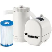 Intex 55278 C2500 9463l/h Type B Cartridge Filter Pump Argenté B Type