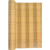 vidaXL Pare-vue balcon marron clair 1000x100 cm Poly rotin