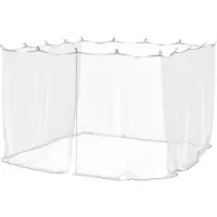 vidaXL Moustiquaire d'extérieur 220 mailles blanche 300 x 300 x 200 cm