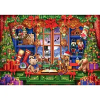 Bluebird Puzzle Jeu de Legs de Noël Ye Old Christmas Shoppe - 2000 pièces jours fériés