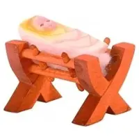 Ostheimer Crèche avec enfant II 2 pcs.