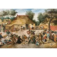 Grafika Puzzle Brueghel - Le Repas de Noce, 1568 - 1000 pièces