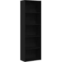 vidaXL Bibliothèque chêne noir 60x30x189 cm bois d'ingénierie